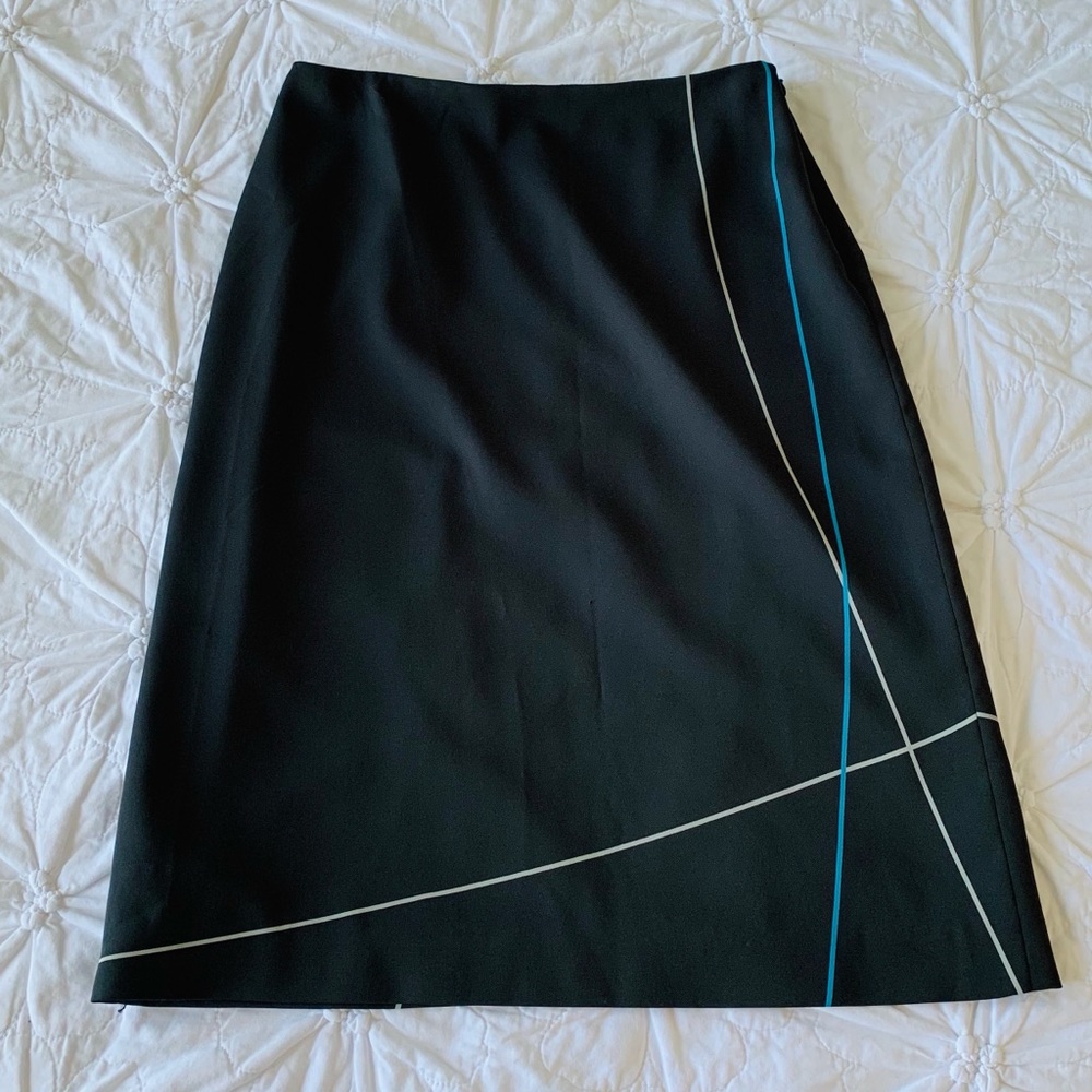 Ann Taylor Loft Black Modern Skirt